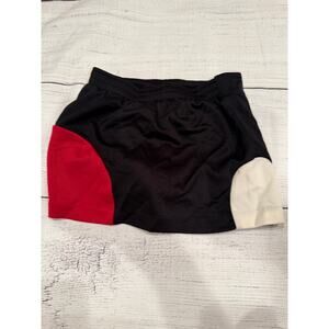The Childrens Place Red Black and White Colorblock Skirt Size 4